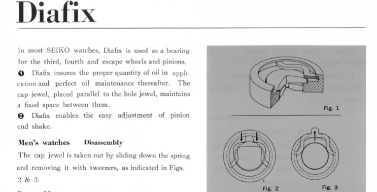 Diafix Springs Watch Repairs Help Advice Watch Repair Talk