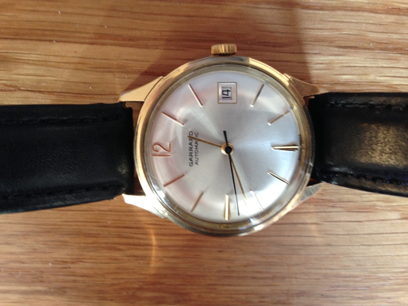 British vintage Garrard mechanical wristwatch metal case works well –  アンティークショップSILVER-LUG