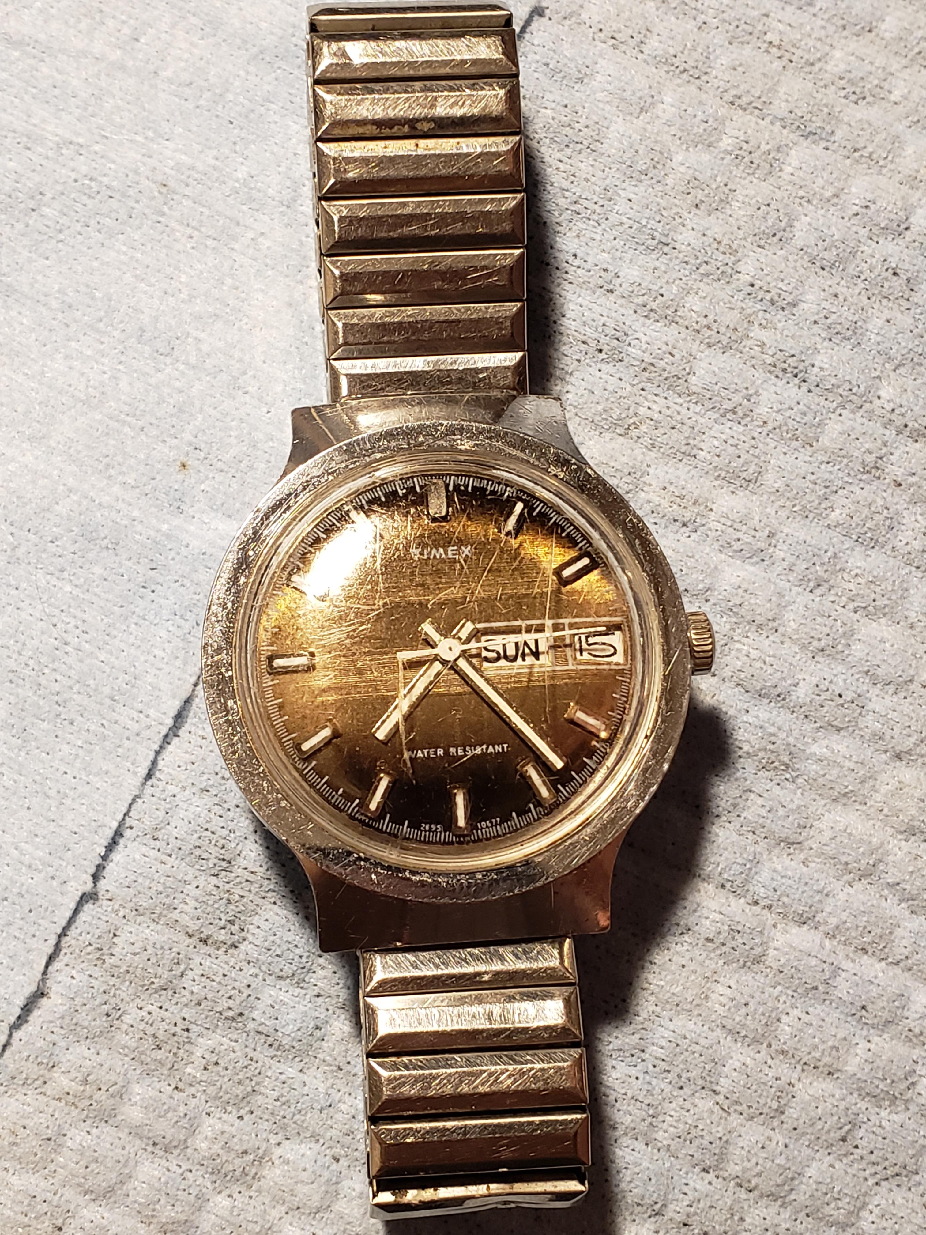 1977 Timex Marlin clean up - Your Watch Collection - Watch Repair Talk