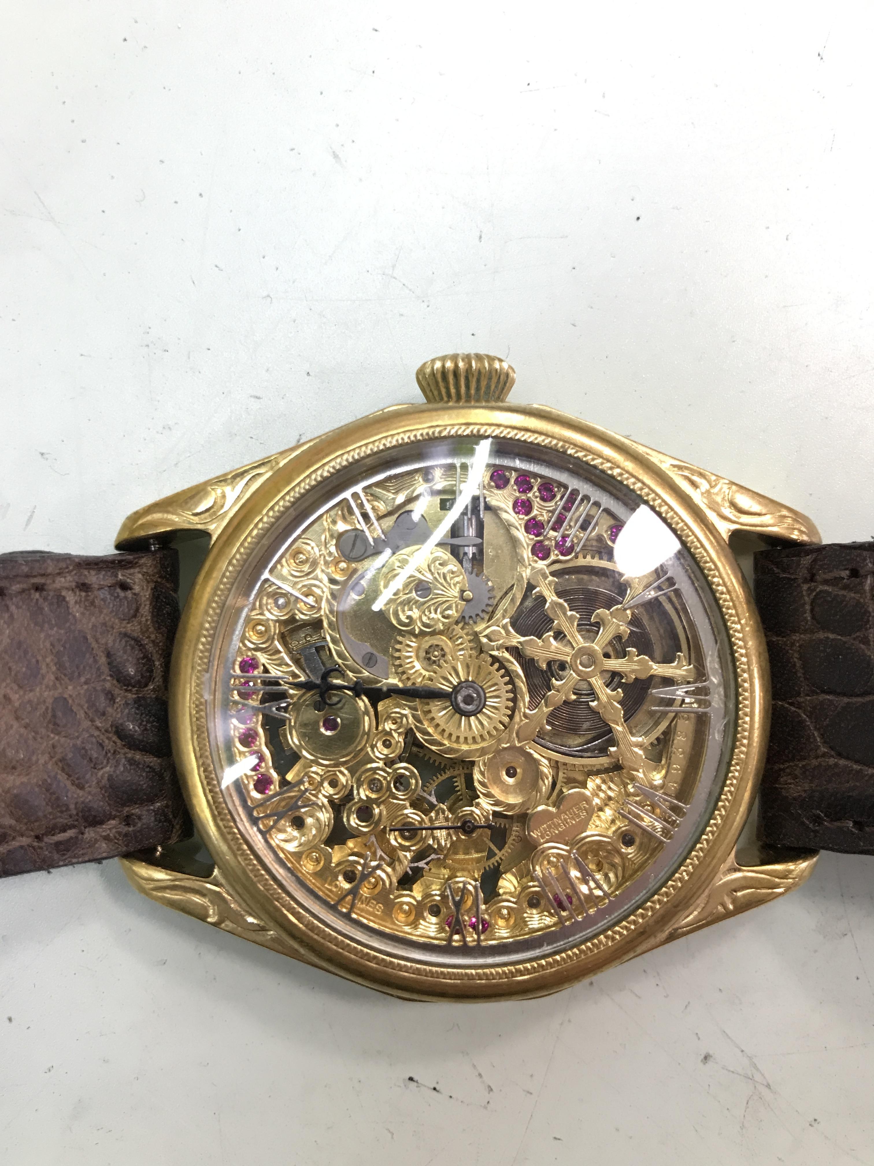 Wittnauer skeleton best sale