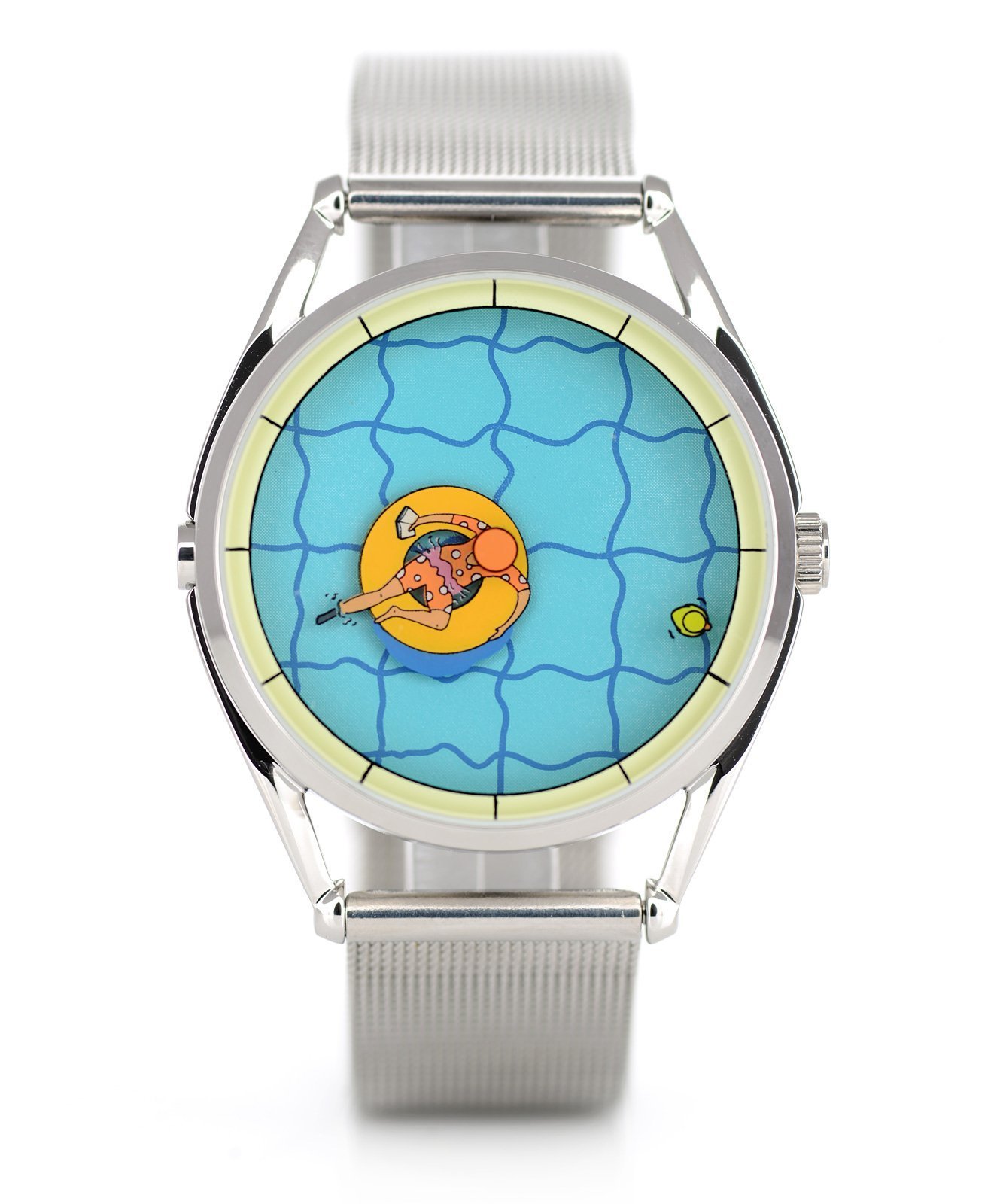 1pc Personalized Men'S Wooden Watch, Yellow Car Wheel Brake Disc Sports  Quartz Watch With Fashionable Night Light Functionality | SHEIN USA