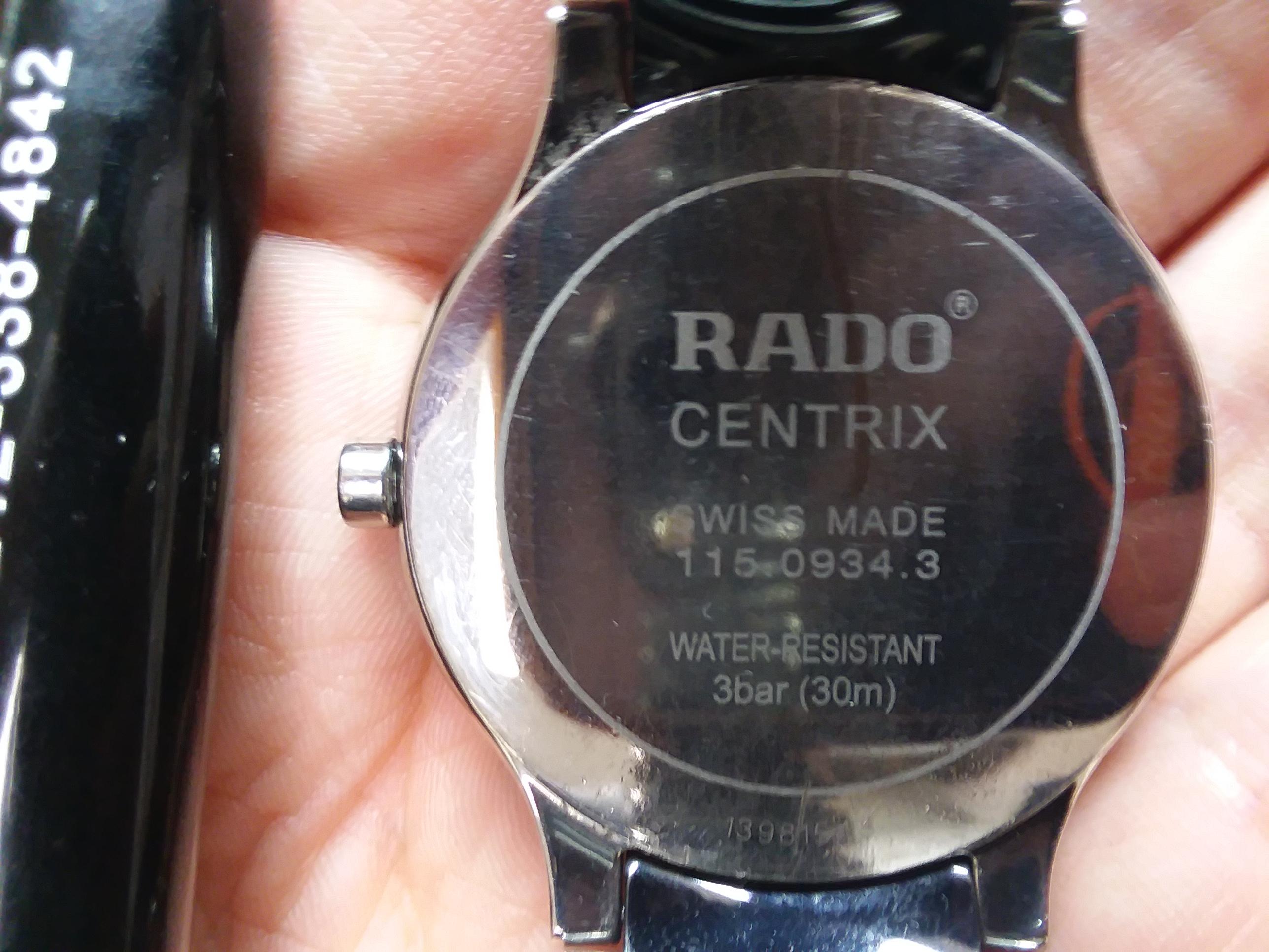 Rado watch discount serial number verification