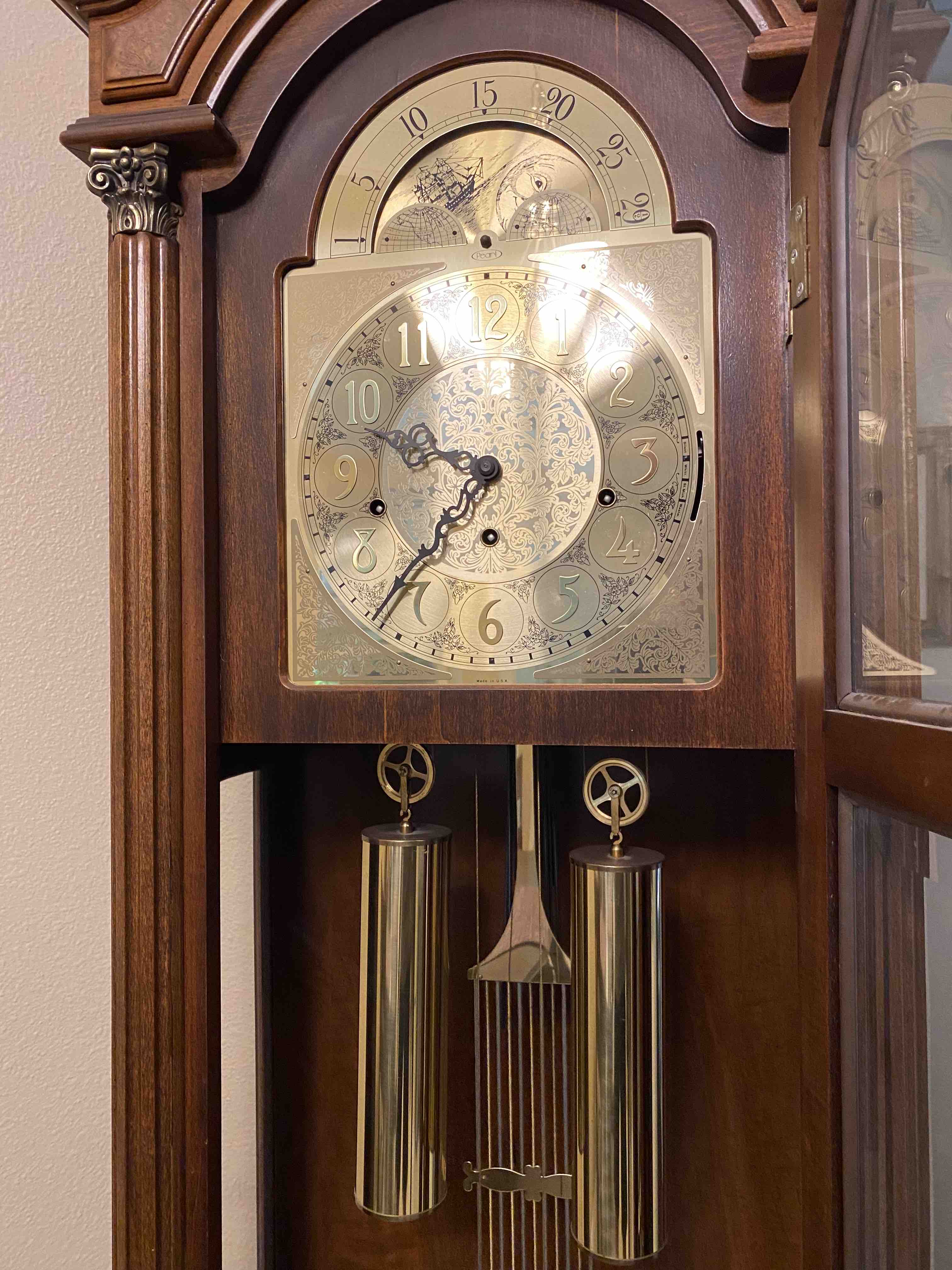Longwood Grandfather Clock | Grandfather clock, Clock, Traditional wall  clocks