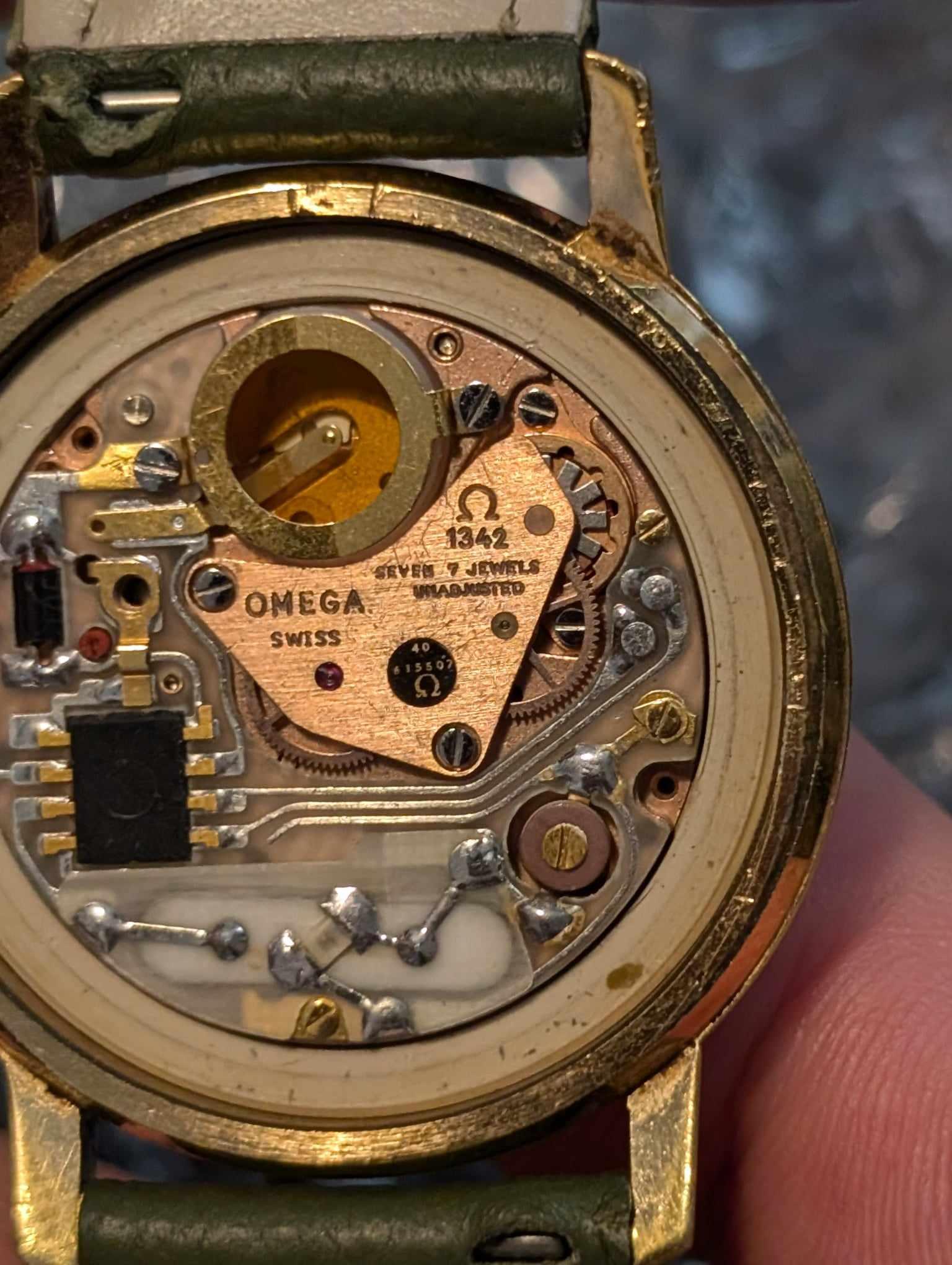 Omega 1342 Running but stops when i wear it Your Current Projects and Achievements Watch Repair Talk